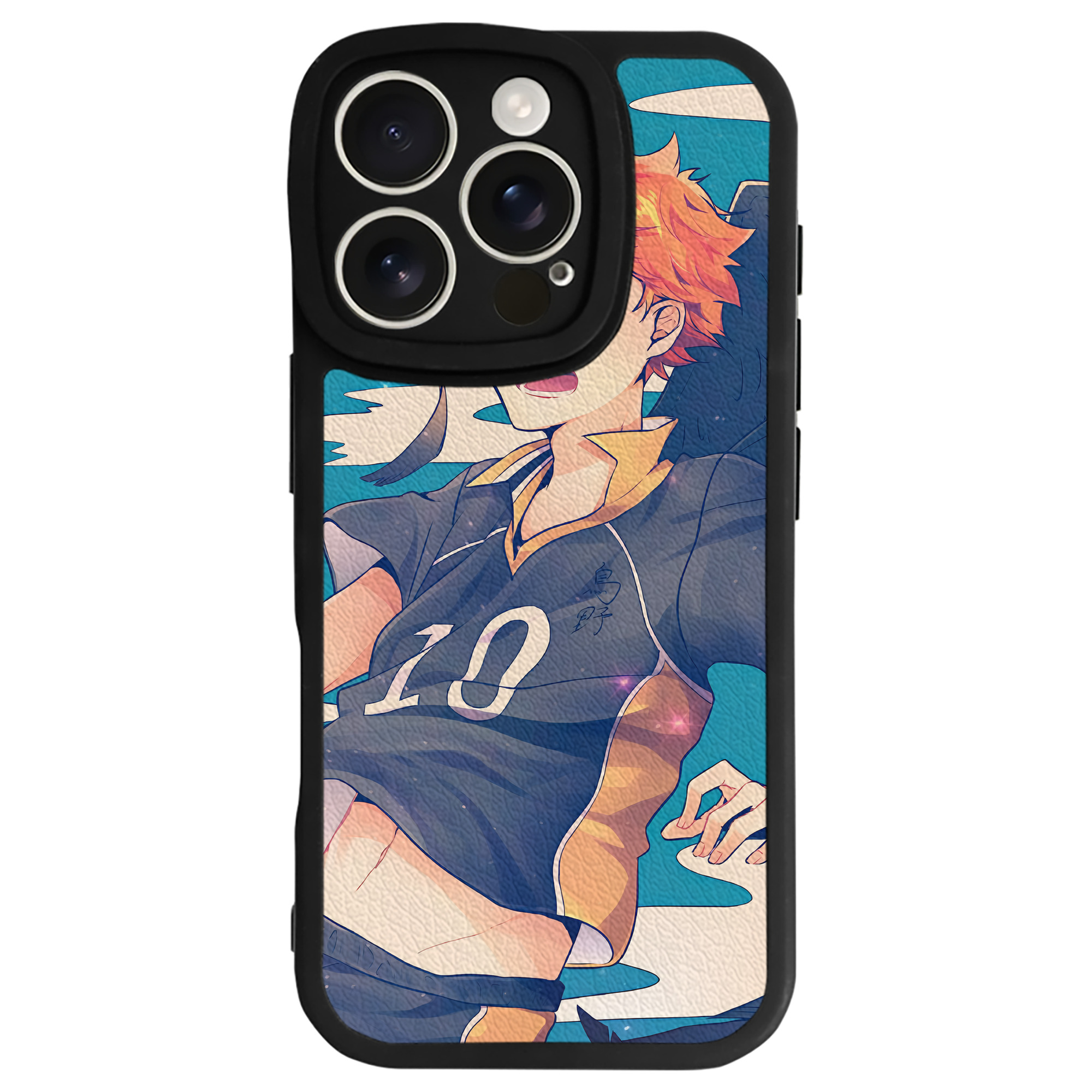 （画像用） ハイキュー!! Haikyu!! 【iPhone 16シリーズ対応】シリコンスマホケース（レザー調） 材質：シリコン